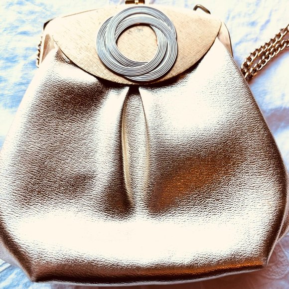 Vintage 1970s Gold Evening Clutch – Ingledew’s - Picture 6 of 10